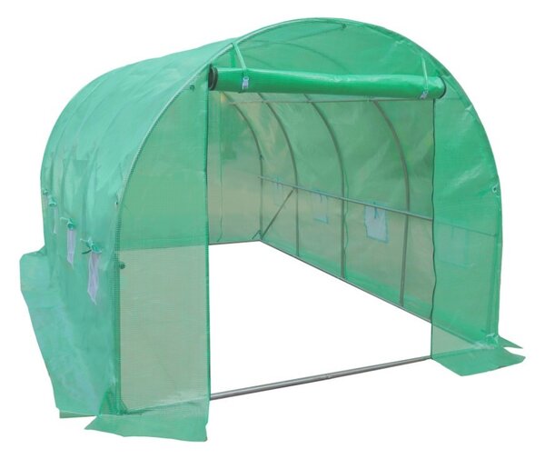 Fólia melegház 3X4,5X2 m (váz+fólia)