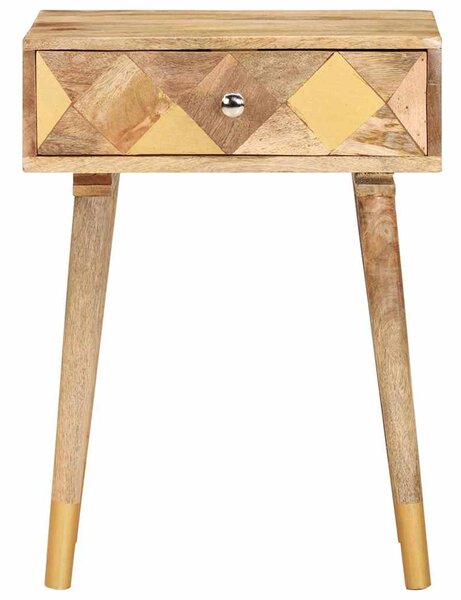 Tömör mangófa éjjeliszekrény 43 x 30 x 58 cm