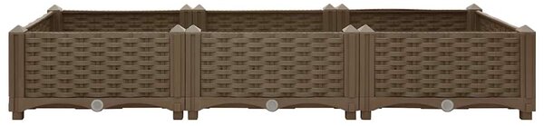 Polipropilén magaságyás 120 x 40 x 23 cm