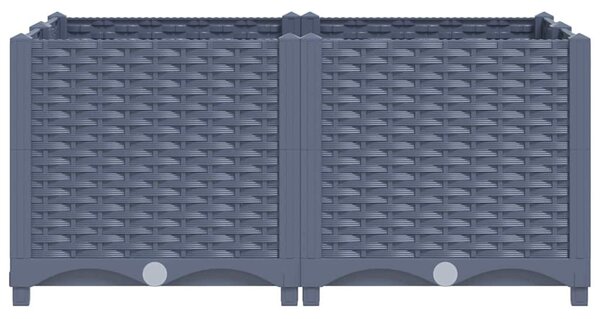 Polipropilén magaságyás 80 x 80 x 38 cm
