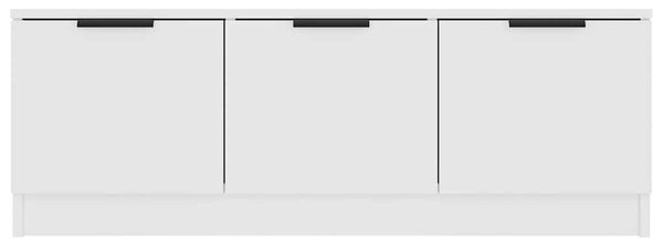 Fehér szerelt fa TV-szekrény 102 x 35 x 36,5 cm