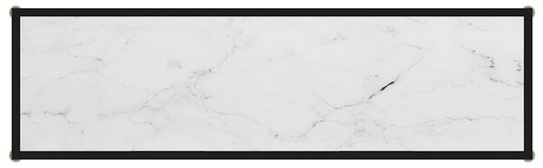 Fehér edzett üveg tálalóasztal 120 x 35 x 75 cm