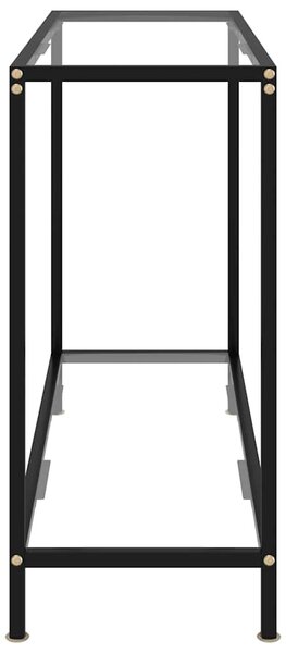 Átlátszó edzett üveg tálalóasztal 100 x 35 x 75 cm