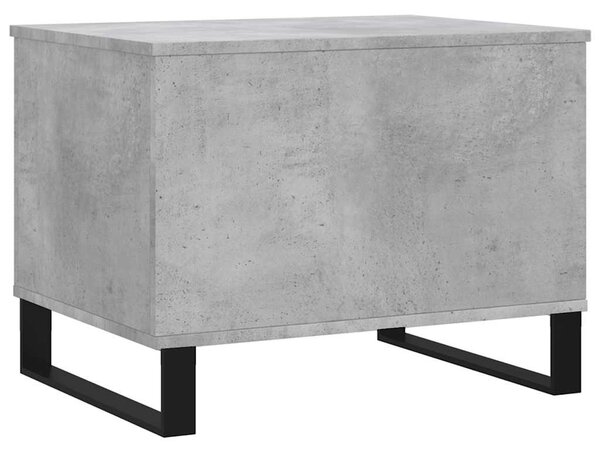 Betonszürke szerelt fa dohányzóasztal 60 x 44,5 x 45 cm