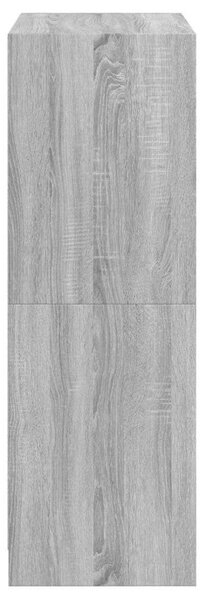 VidaXL szürke sonoma színű magasszekrény ajtókkal 68 x 37 x 109 cm