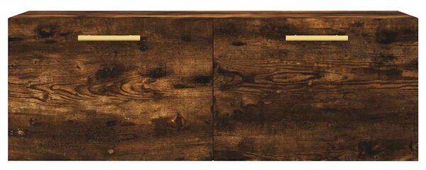 Füstös tölgy színű szerelt fa faliszekrény 100 x 36,5 x 35 cm