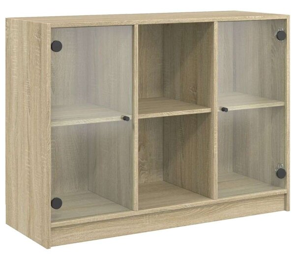 Vidaxl Tálalóasztal - Sonoma Tölgy - 102x37x75,5 cm