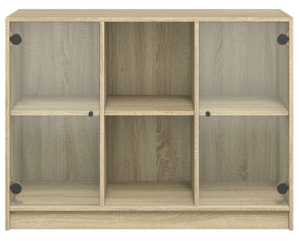 Vidaxl Tálalóasztal - Sonoma Tölgy - 102x37x75,5 cm