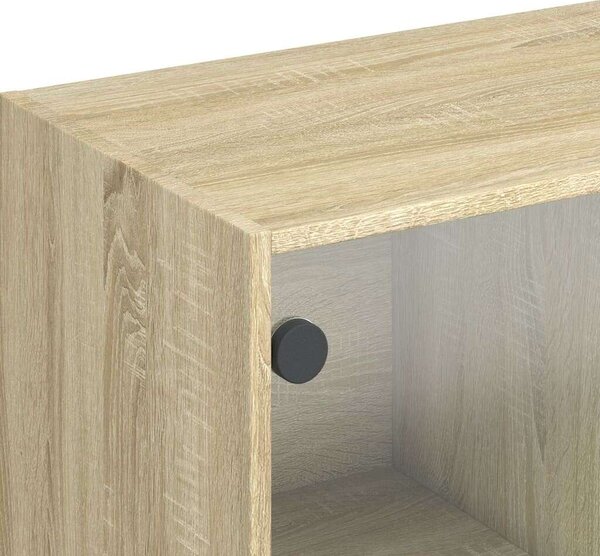 Vidaxl Tálalóasztal - Sonoma Tölgy - 102x37x75,5 cm