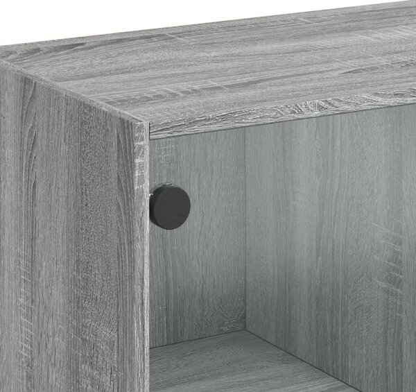 Vidaxl Tálalószekrény - Fa - Szürke Sonoma - 102x37x75,5 cm