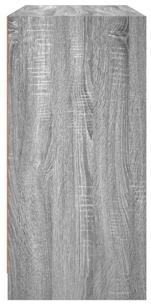 Vidaxl Tálalószekrény - Fa - Szürke Sonoma - 102x37x75,5 cm
