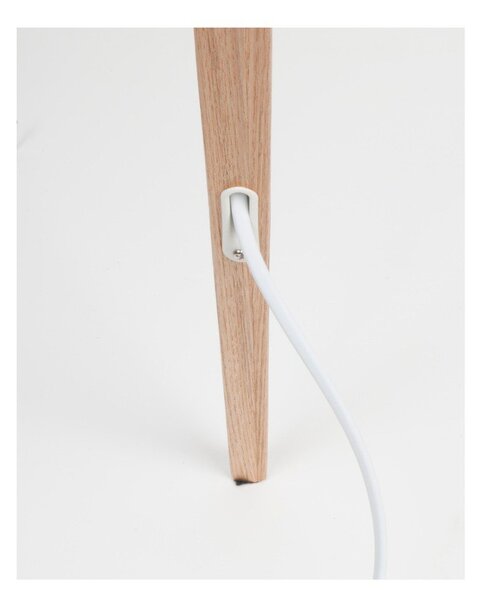Tripod Wood fehér állólámpa, ø 50 cm - Zuiver
