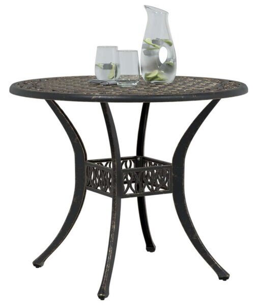 VidaXL Bronz Kerti Asztal - Ø90cm