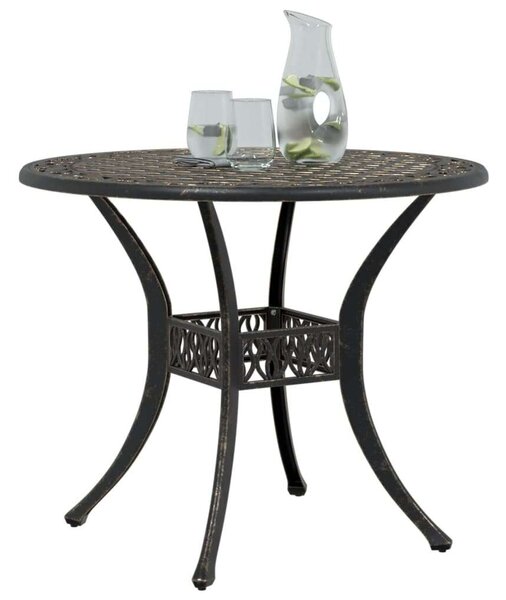 VidaXL Bronz Kerti Asztal - Ø90cm