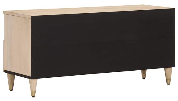 Tömör mangófa TV-szekrény 100 x 33 x 46 cm