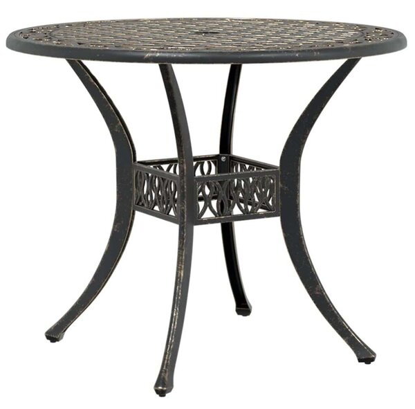 VidaXL Bronz Kerti Asztal - Ø90cm