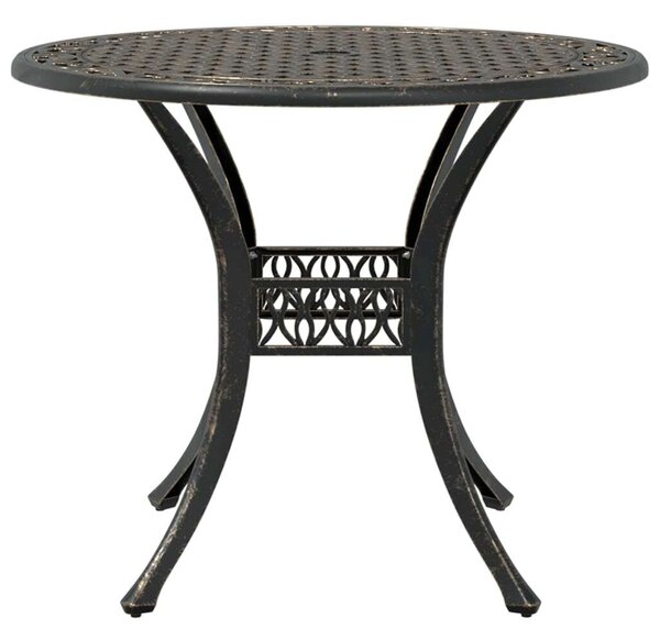 VidaXL Bronz Kerti Asztal - Ø90cm