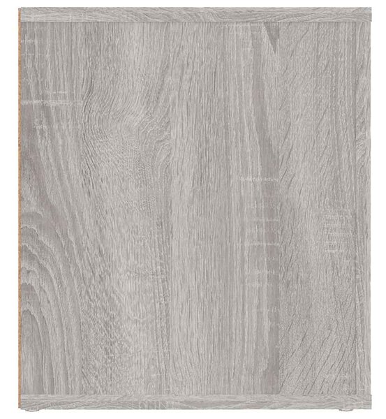 Szürke sonoma színű szerelt fa TV-szekrény 100 x 35 x 40 cm