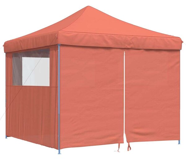 VidaXL Terrakotta Pop-up Rendezvénysátor - 292x292 cm