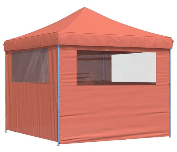 VidaXL Terrakotta Pop-up Rendezvénysátor - 292x292 cm