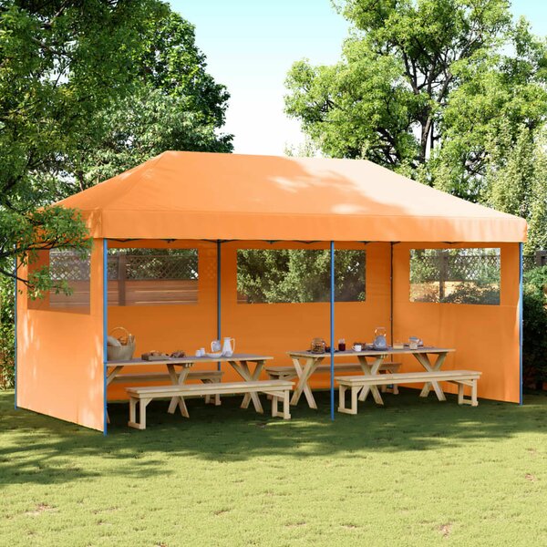 Vidaxl Pop-up Rendezvénysátor - Narancssárga - 580x292x315cm