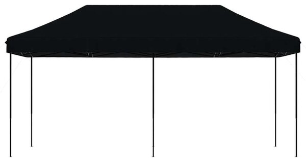 VidaXL Összecsukható Rendezvénysátor - 580x292x315 cm, Fekete