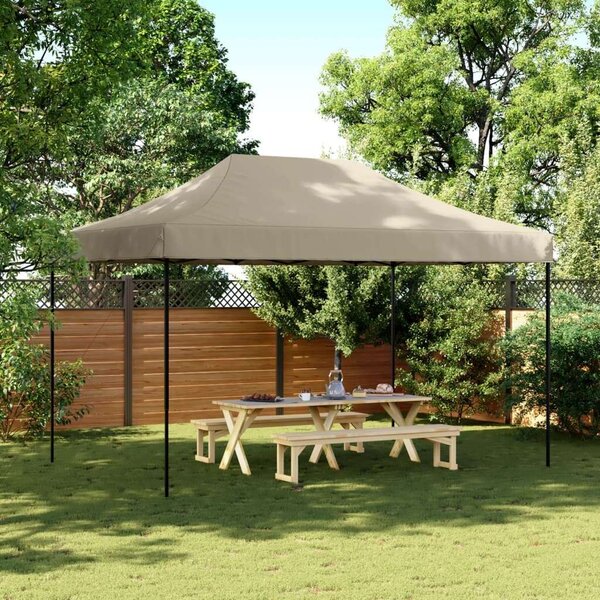 VidaXL Pop-up Rendezvénysátor 440x292x315 cm, Bézs