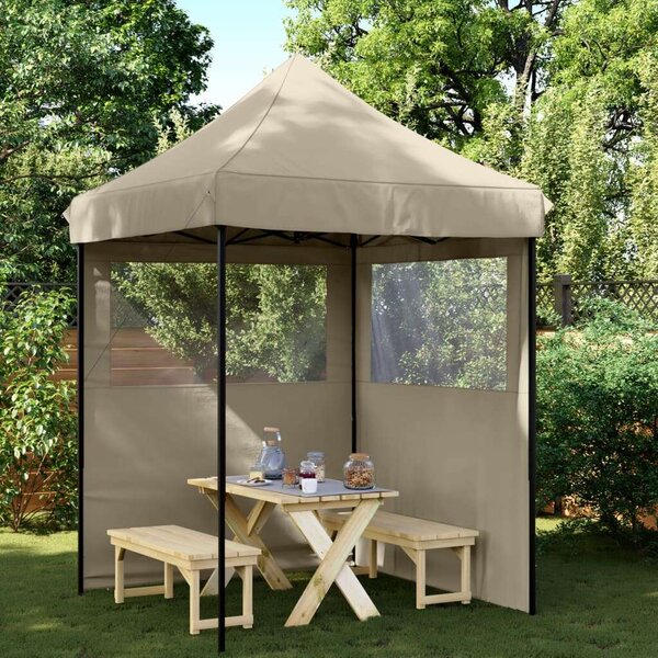 VidaXL Pop-up Rendezvénysátor - 2x2m - Bézs