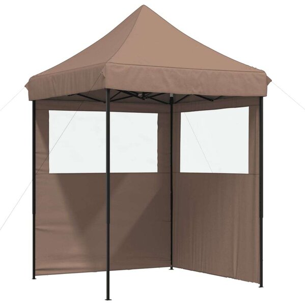 VidaXL Pop-up Rendezvénysátor - Barna - 2x2m