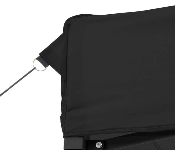 VidaXL Pop-up Rendezvénysátor 410x279x315 cm, Fekete