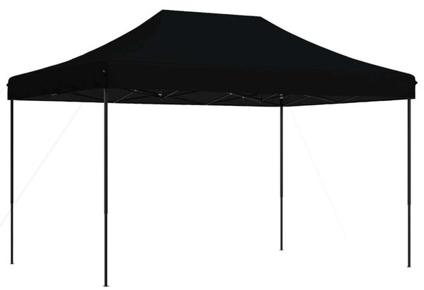 VidaXL Pop-up Rendezvénysátor 410x279x315 cm, Fekete