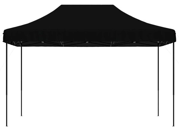 VidaXL Pop-up Rendezvénysátor 410x279x315 cm, Fekete