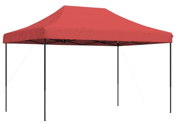 VidaXL Pop-up Rendezvénysátor 410x279x315 cm, Burgundi