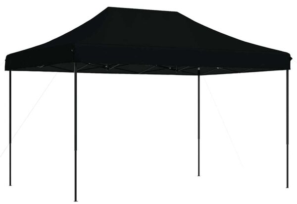 VidaXL Pop-up Rendezvénysátor 410x279x315 cm, Fekete