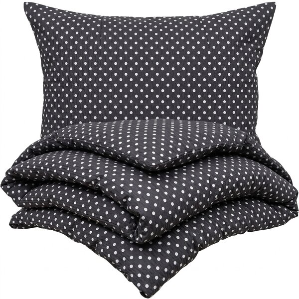 4Home szürke pöttyös krepp ágyneműhuzat