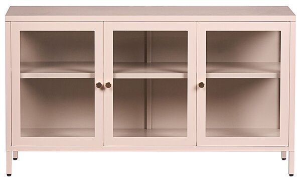 Vitrin NEWPORT Fém 115 cm Bézs