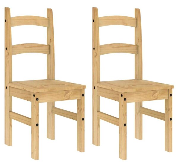 VidaXL Tömör Fenyőfa Étkezőszék - 2 db - 40x46x99 cm