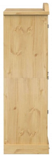 VidaXL Corona Gardróbszekrény - Tömör Fenyőfa - 151,5x52x170 cm