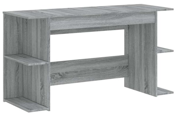 VidaXL Íróasztal - Szürke Sonoma - 140x50x75 cm