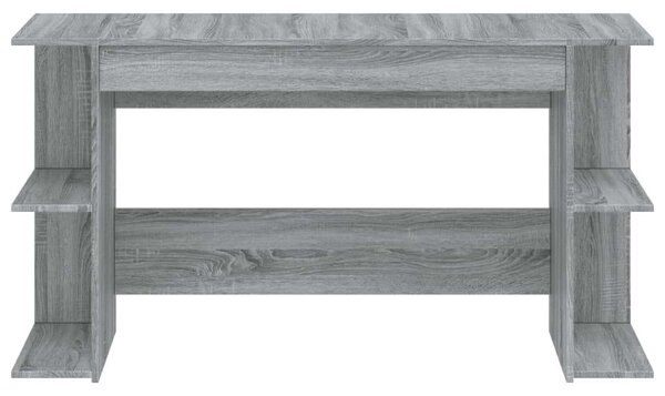 VidaXL Íróasztal - Szürke Sonoma - 140x50x75 cm