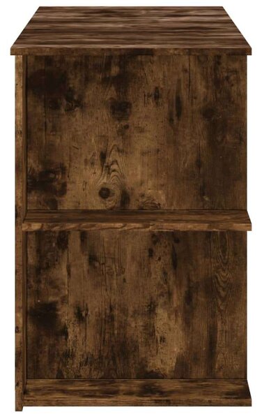 VidaXL Fa Íróasztal - Füstös Tölgy - 140x50x75 cm