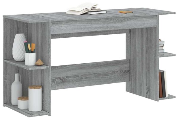 VidaXL Íróasztal - Szürke Sonoma - 140x50x75 cm