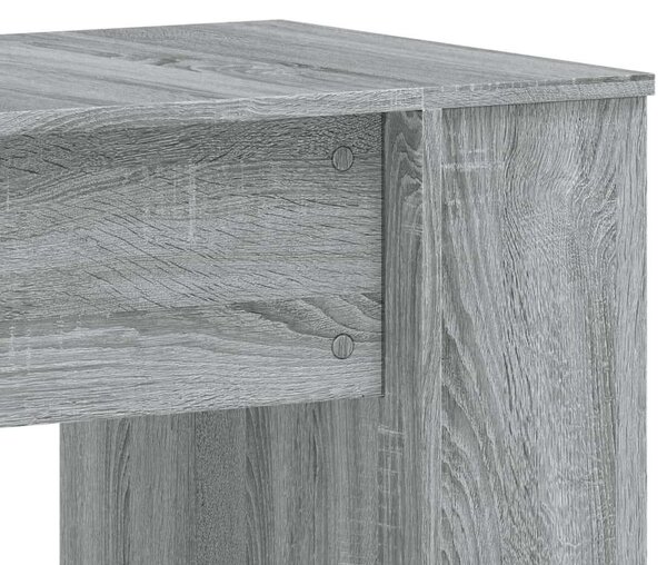 VidaXL Íróasztal - Szürke Sonoma - 140x50x75 cm