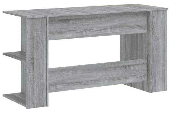 VidaXL Íróasztal - Szürke Sonoma - 140x50x75 cm