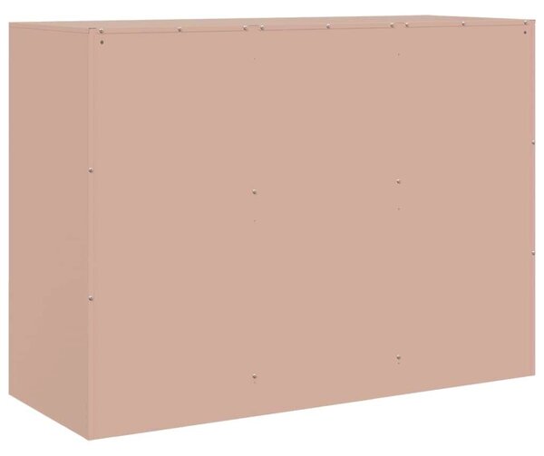 VidaXL Rózsaszín Fém Tárolószekrény - 99x39x73 cm