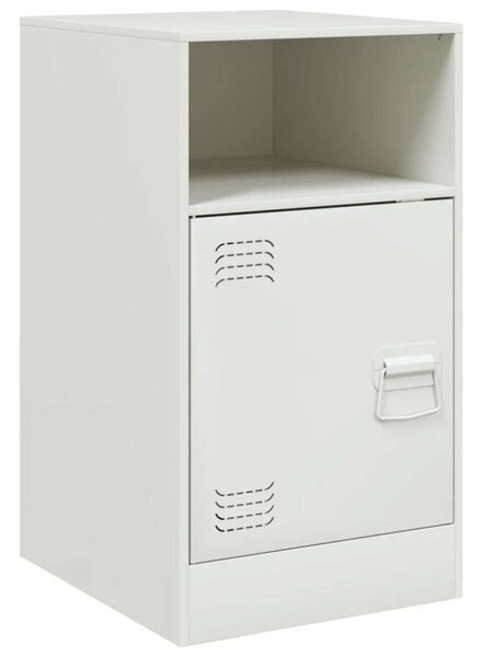 VidaXL Éjjeliszekrény - 2 db - Fehér Acél - 34,5x39x62 cm