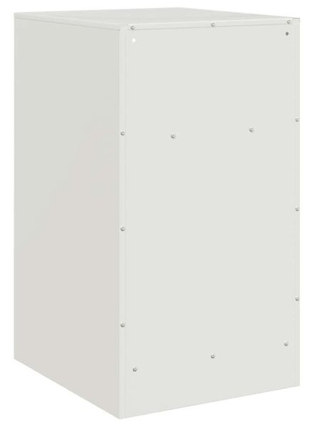 VidaXL Éjjeliszekrény - 2 db - Fehér Acél - 34,5x39x62 cm