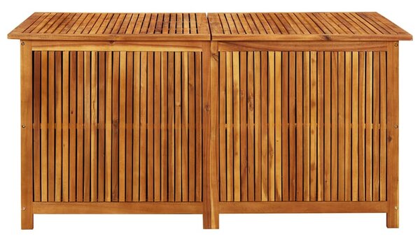 Tömör akácfa kerti tárolóláda 150 x 80 x 75 cm