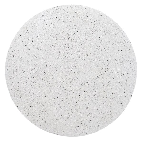 Sintro kerek dohányzóasztal 54 cm - fehér terrazzo