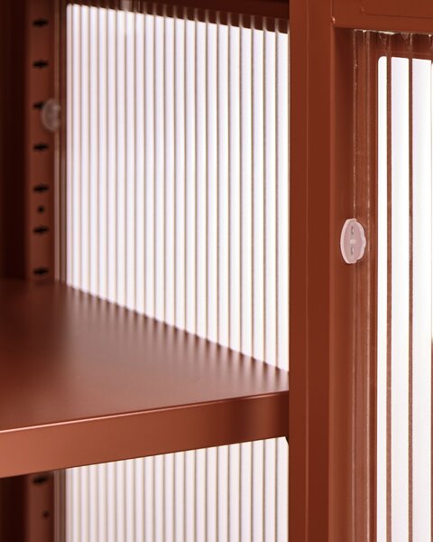 Vitrin DEVON Fém 77 cm Aranybarna